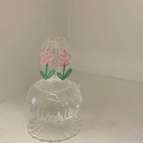 Summer Daisy Flower Earrings Fashion Cute Pink Acrylic Stud