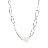 Temperament  Love Heart Pendant Chains Necklace