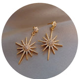 Trendy Women Dangle Earrings New Star Earrings