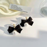 Sweet Black Color Korea Fashion Women Lovely Earrings Jewelry