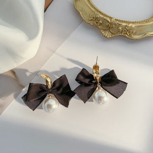 Sweet Black Color Korea Fashion Women Lovely Earrings Jewelry