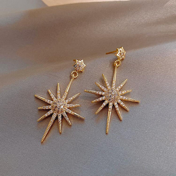 Trendy Women Dangle Earrings New Star Earrings