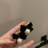 Sweet Black Color Korea Fashion Women Lovely Earrings Jewelry